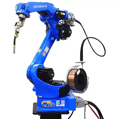 Automatic Robotic Fiber Laser Welding Equipment With 6 Axis Robot Arm